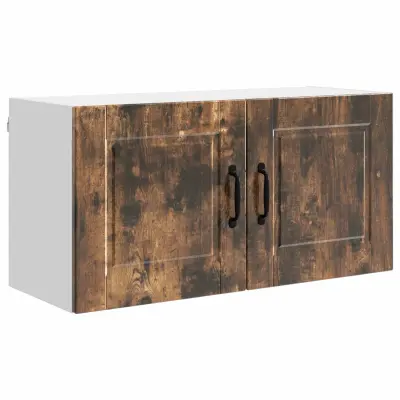 vidaXL Kuhinjski element Dimljeni oreh 80 x 31 x 40 cm Konstruiran les