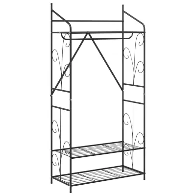 vidaXL Odprt omara Enobarvno 78 x 36 x 158 cm