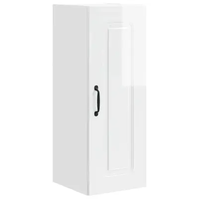 vidaXL Kuhinjski element Kalmar Visok sijaj bela 30 x 31 x 80 cm