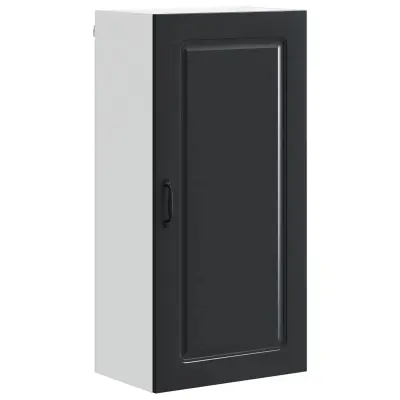 vidaXL Kuhinjski element Kalmar Črna 50 x 31 x 100 cm Konstruiran les