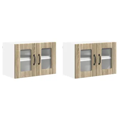 vidaXL Kuhinjski element 2 pcs Sonoma hrast 60 x 31 x 40 cm