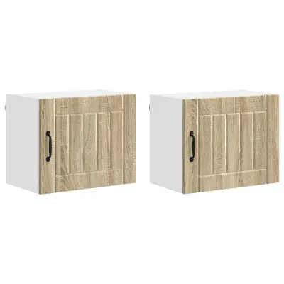 vidaXL Kuhinjski element 2 pcs Sonoma hrast 50 x 31 x 40 cm