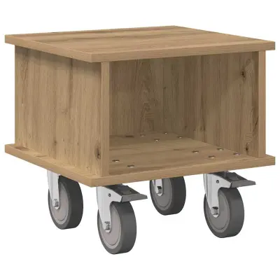 vidaXL TV stojalo Umetni hrast 37 x 35 x 35 cm Konstruiran les