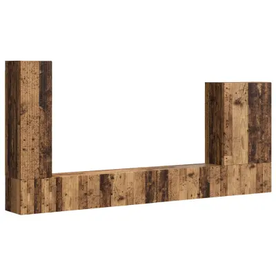 vidaXL Namestitev na steno 6 pcs Star les