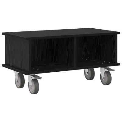 vidaXL TV stojalo Črna Orehovina 68,5 x 35 x 35 cm Konstruiran les