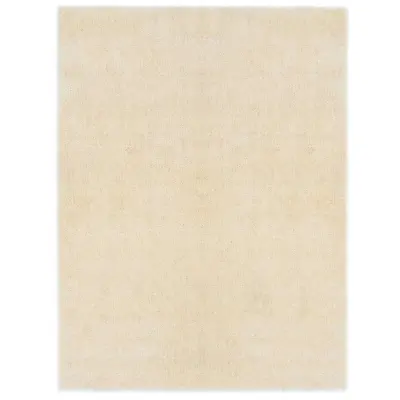 vidaXL Dolge preproge za področja krema 120 x 160 cm Polietilen