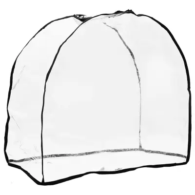 vidaXL Prevleka za voziček za hišne ljubljenčke Transparentno