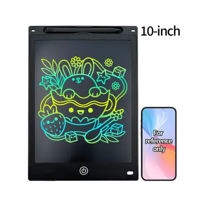 10-palčna LCD pisalna tablica s pisalom - roza (barvno pisanje) Black