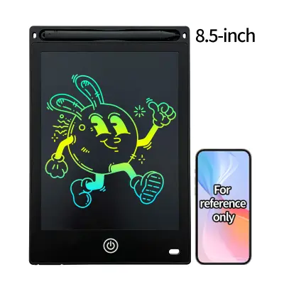 8,5-palčna LCD pisalna tablica, e-beležnica za risanje in zapisovanje Black