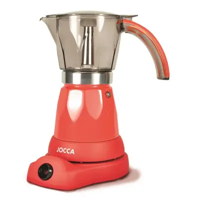 Kavni aparat Jocca, 6 skodelic, rdeč