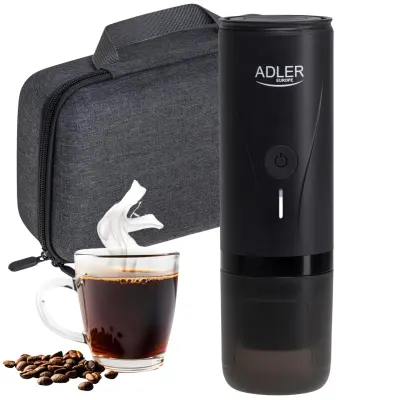 Kapsulni kavni aparat Adler prenosni črni