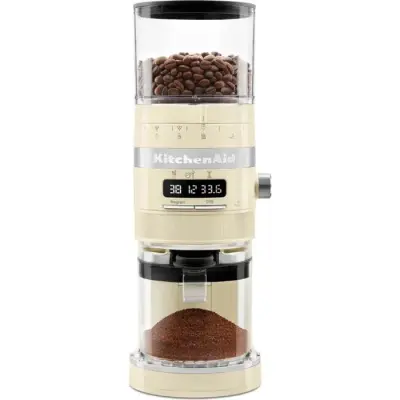 Električni mlinček za kavo KitchenAid Artisan 5KCG8433EAC krem