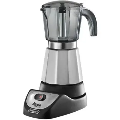 Kapsulni kavni aparat DeLonghi Alicia EMKM 4, črna in srebrna