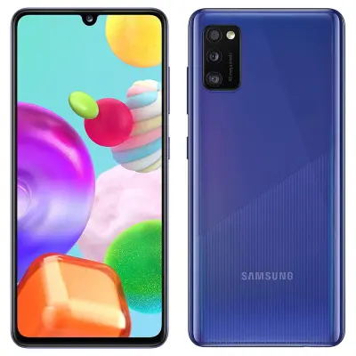 Obnovljeno - znaki rabe - Ecofone Galaxy A41 4G moder 64 GB 4 GB ram