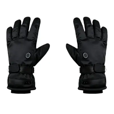 USB Grelne Rokavice z Zaslonom na Dotik za Zimsko Kolesarjenje in Smučanje Black