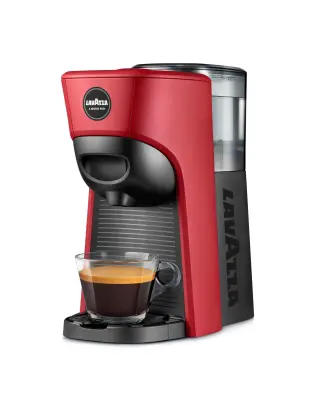 Kapsulni kavni aparat Lavazza LM 840 Tiny Eco, 0,6 L, rdeča in črna
