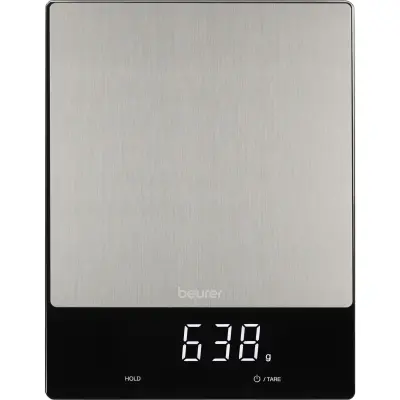 Beurer kuhinjska tehtnica XXL s funkcijo zadrževanja KS 34 XL nerjaveče jeklo