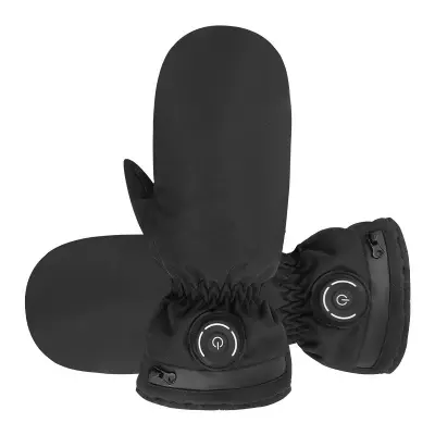 USB Polnilne Ogrevane Rokavice za Zimske Aktivnosti na Prostem Black