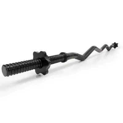 Ukrivljena palica 120 cm, jeklo, 2 sponi 25 mm