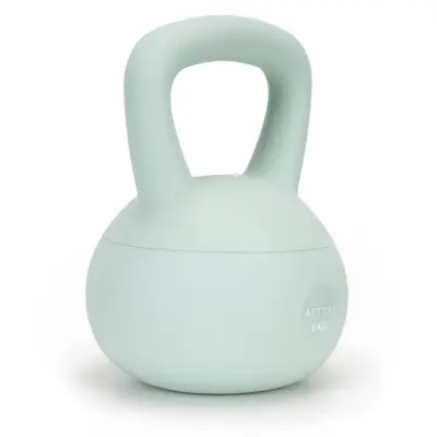Mehki Kettlebell, 6 kg uteži za vadbo, žoga za trening, fitnes, turkizna