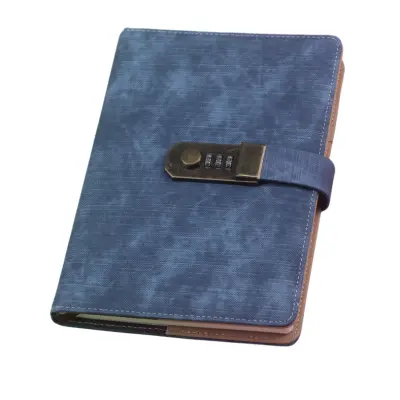 Starinski zvezek z zaklepom z geslom DarkBlue