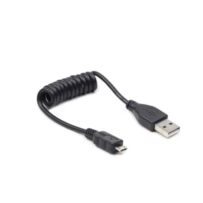 CC-MUSB2C-AMBM-0.6M microUSB 0,6m Black, kabel