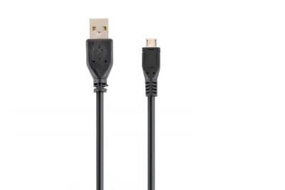 CCP-mUSB2-AMBM-0.1M  USB 2.0 A - micro USB 0,1m črn, kabel