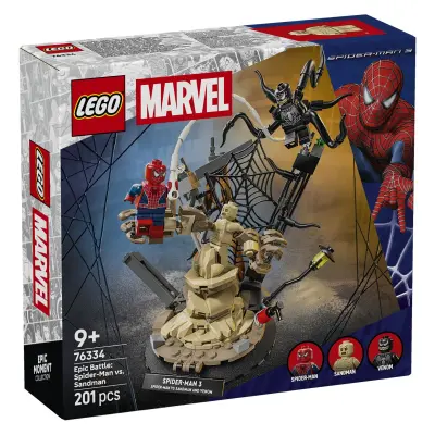 LEGO Marvel 76334 76334 Epska bitka: Spider-Man proti Sandmanu