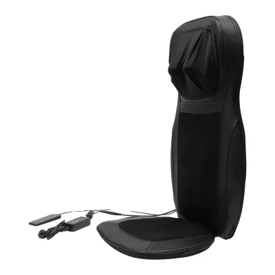 Masažni blazina, ergonomska zasnova, vsestranske možnosti masaže -črna