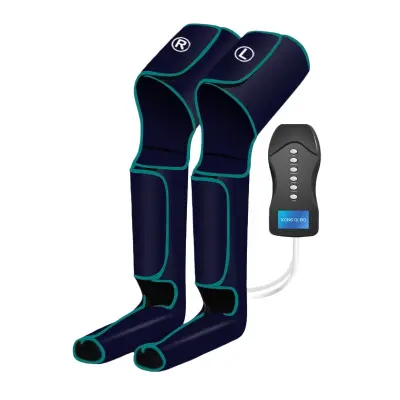 Zračni val masažni rokavi za noge (par) - Električna kompresijska terapija Blue