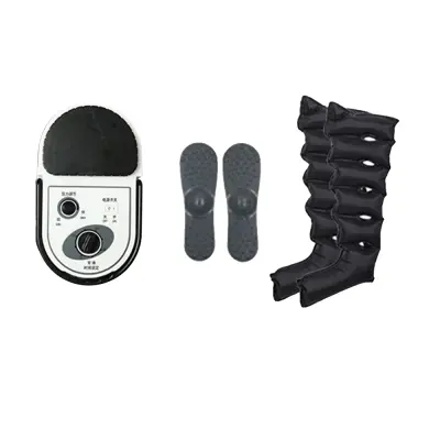 Masazer za noge z zračnim stiskanjem, nastavljiv pritisk, vsestranska uporaba -Pakiranje A -220V