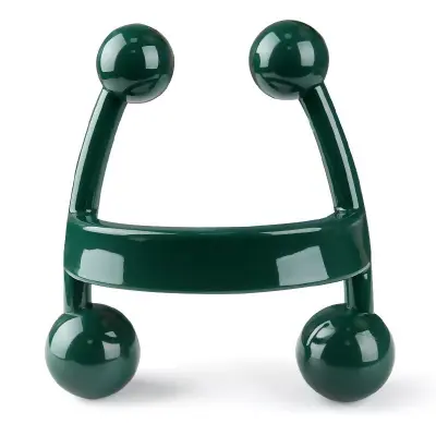 Zeleni ročni masažer za globoko sprostitev mišic