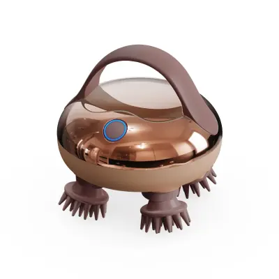 Masažer za akupunkturne točke glave: Električni masažer lasišča s silikonskimi kremplji