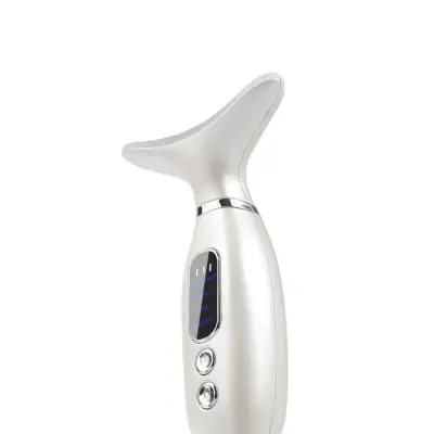 Vibracijski grelni masažer za vrat - uporaba za obraz in vrat, konstantna temperatura, LED lučka White