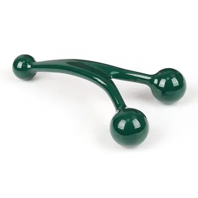 Zelen valj za masažo vratu, ramen in stopal za lajšanje bolečin