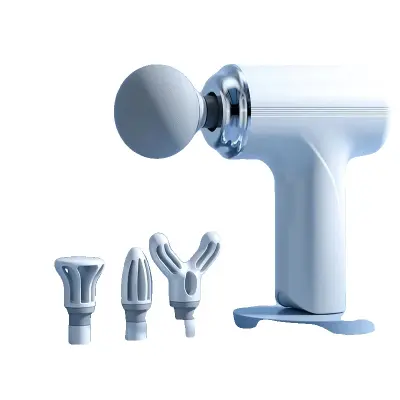 Masažni pištol, štiri masažne glave, dolga življenjska doba baterije -c