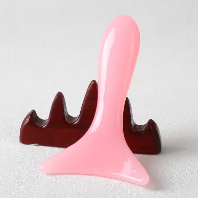 Orodje za masažo z strganjem smole Pink