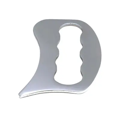 2-Pack Nož iz nerjavečega jekla za fascijo - Strgalo v obliki votle kosti za sprostitev mišic