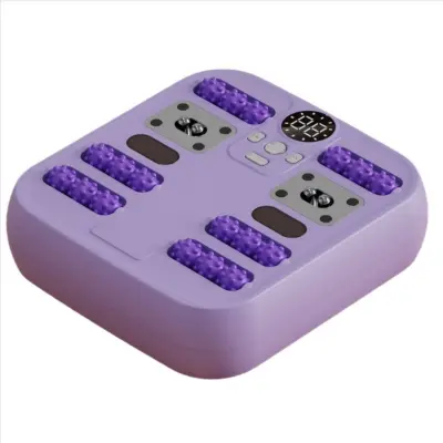 Pametni masažer za stopala in hrbet z 10 stopnjami intenzivnosti in toplotno terapijo Purple