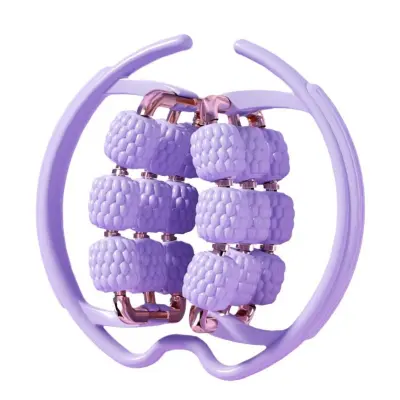 18-Wheel Ring Masažna Sponka: Šestosna Mišična Masaža za Noge Purple