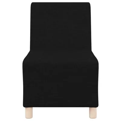 Naslanjač vidaXL 55 cm črno blago