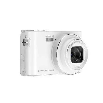 Bela 4K digitalna kamera z zaslonom na dotik, MP3, 12MP in 4x digitalno povečavo