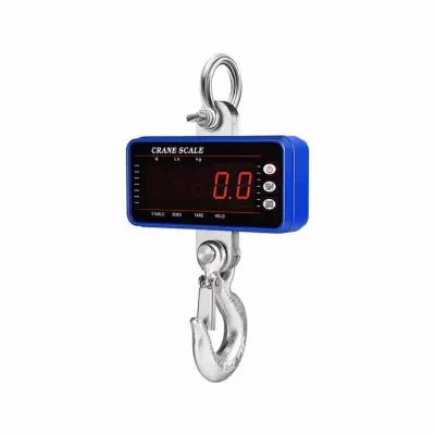 1500 kg LED Zaslon Elektronska Žerjavna Tehtnica - Vzdržljiva Viseča Tehtnica Blue