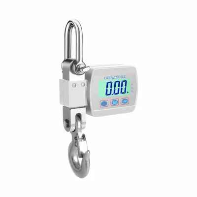 300kg Digitalna Žerjavna Tehtnica - Težka Viseča Tehtnica z LCD Zaslonom White