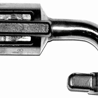 Upognjen pivo zaporni ventil iz nerjavečega jekla NW 7 mm