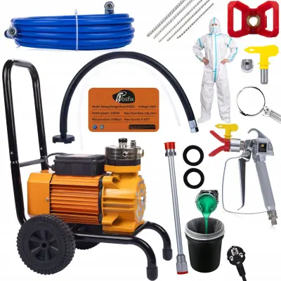 Rosfix Agregat malarski Rosfix Strong Blue Storm SBS03 3500W 22MPA 18L/min + Sito 20L + Kombinezon + Wyciory