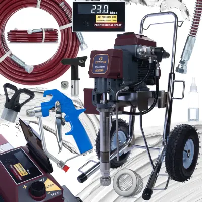 ZENTHRIL COMET T LP AGREGAT ZA BARVANJE – 3500W, 25MPA, 5L/MIN, 0,039", BRUSHLESSMOTOR | ZENCONTROL, VOICE ASSIST | ZA BARVE IN ŠPACHL MASO