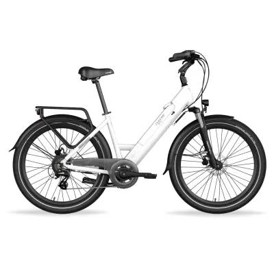 LEGEND Milano – mestno električno kolo 26”, belo, do 100 km