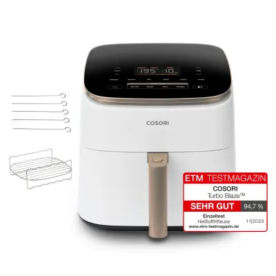 Cvrtnik na vroč zrak Cosori Turbo Blaze 6L (Bela)