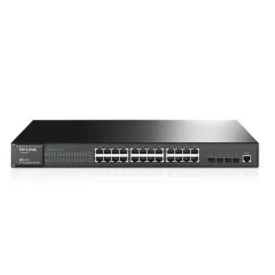 Mrežno stikalo TP-LINK TL-SG5428, 24-port gigabit, 4x SFP managed